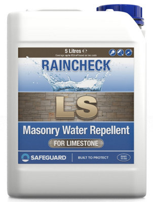 Raincheck Limestone Sealer 5 Litre - Breathable, Colourless Water Seal for Limestone