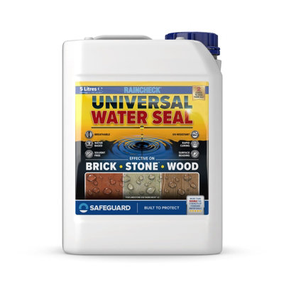 Raincheck Universal Water seal - (5L Clear) - Breathable Exterior Brick ...