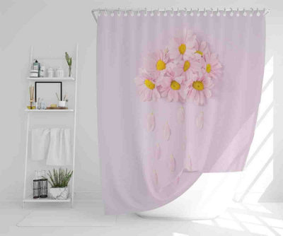 Raining Daisy Cloud Shower Curtain / Default Title Price Comparisons | Compare The Build