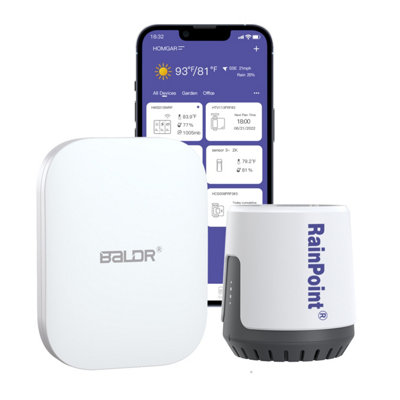 RAINPOINT Smart Soil Moisture Meter — WiFi Hub Required, Capacitive Probe, Real-Time Monitoring For Indoor/Outdoor Plants (2-Pack)-498544