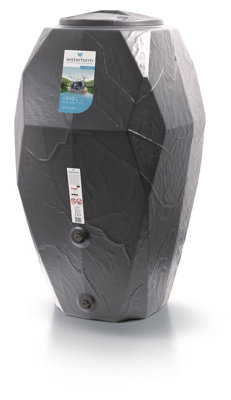 Rainwater Tank Water Butt Canyon Textured Finish Rock Effect Large 310 Litres - 3