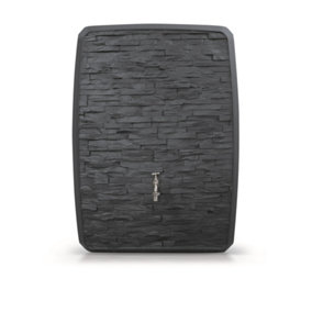 Rainwater Tank Water Butt Textured Slate Stone Effect 2 Sided Large 250 Litres