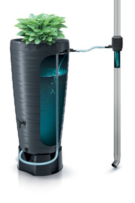 Rainwater Tank Water Butt Textured Slate Stone Effect 2 Sided Large 250 Litres