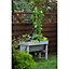 Raised Garden Bed Wooden Planter -VegTrug Small 1m Wallhugger Grey Wash
