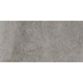 RAK 60x120 20mm Maremma Outdoor Grey Matt Smooth Unglazed Stone Effect Porcelain Outdoor Paving Tile - 21.6m² Pack of 30