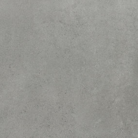 RAK 60x60 20mm Surface 2.0 Outdoor Grey Matt Smooth Unglazed Concrete Effect Porcelain Outdoor Paving Tile - 0.72m² Pack of 2