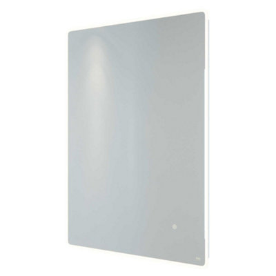 RAK Amethyst 600x800mm Silvery White Square with Touch Sensor Illuminated Mirror IP44