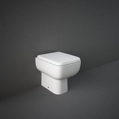 RAK Ceramics Series 600 Back To Wall Toilet BTW WC Soft Close Seat Modern White