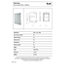 RAK Citrine 600x800 Silvery White Square with Touch Sensor Illuminated Mirror IP44
