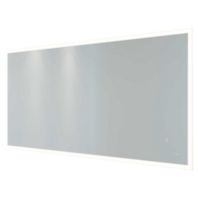 RAK Cupid 1200x600mm Silvery White Square with Touch Sensor Illuminated Mirror IP44