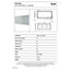 RAK Cupid 1200x600mm Silvery White Square with Touch Sensor Illuminated Mirror IP44