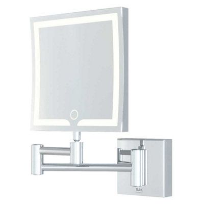 RAK Demeter 258x320mm Chrome Square Touch Sensor Illuminated Mirror IP44