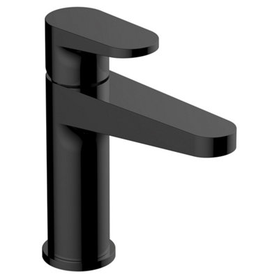 RAK Ischia Matt Black Modern Basin Tap Solid Brass