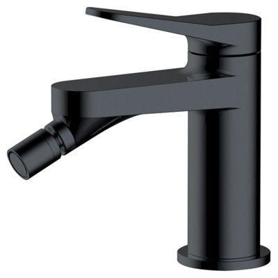 RAK Petit Bidet Matt Black Modern Bidet Tap Solid Brass DIY at B&Q