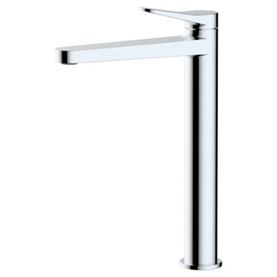 RAK Petit Tall Polished Chrome Modern Basin Tap Solid Brass