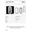 RAK Picture Oval 450x1000 Chrome Oval with Touch Sensor Illuminated Mirror IP44