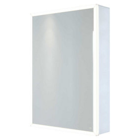 RAK Pisces 500x700mm Silvery White Square IR Sensor Illuminated Mirror Cabinet IP44
