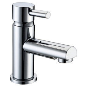 RAK Prima Polished Chrome Modern Basin Sink Mixer Tap Solid Brass