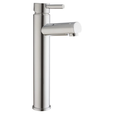 RAK Prima Tall Polished Chrome Modern Basin Tap Solid Brass