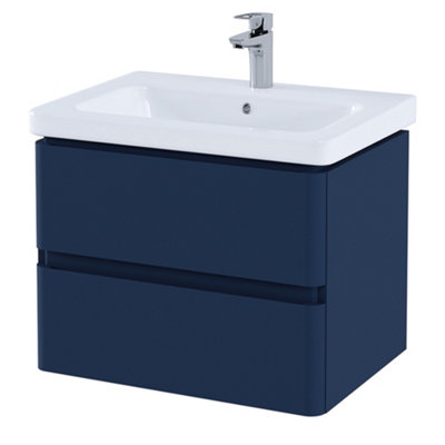 RAK Resort Modern Bathroom Furniture Wall Hung Double Drawer Wash Basin ...
