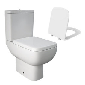RAK S600 Close Coupled Toilet WC w/ Slim Line Seat