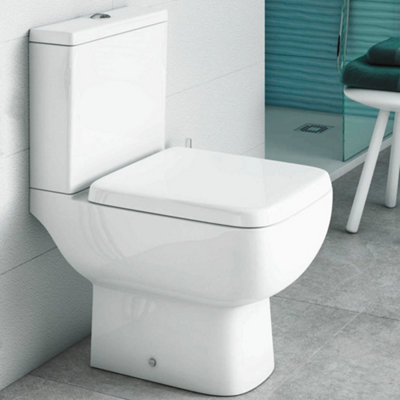 Synq Short Projection Pan, Cistern & Soft Close Seat & Cover