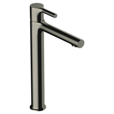 RAK Sorrento Tall Brushed Nickel Modern Basin Tap Solid Brass