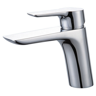 RAK Sport Polished Chrome Modern Basin Sink Mixer Tap Solid Brass