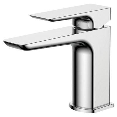 RAK Summit Polished Chrome Modern Basin Sink Mixer Tap Solid Brass