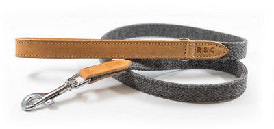 Ralph Co Canvas Leather Dog Lead Windsor Grey Price Comparisons | Compare The Build