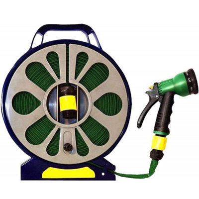 Hozelock Compact Reel With 25m Hose Pipe 2412 – Trowell Garden Centre