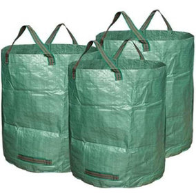 Ram 272L Heavy Duty Garden Waste Bag For Gardening Lawn Clearing Rubbish 272 Litres
