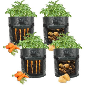 Ram 4 Pack 7 Gallon Potato Grow Bag set