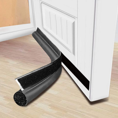 Ram Black large door draft stopper