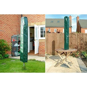 Ram Green Waterproof Garden Rotary Parasol Cover With Tie Down 160CM