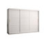 Ramiro I Contemporary 3 Sliding Door Wardrobe 9 Shelves 2 Rails White Matt (H)2000mm (W)2500mm (D)620mm