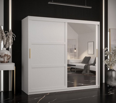 2000mm sliding wardrobe deals doors