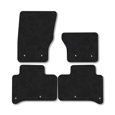 Range Rover Sport (2014-2022) Premium Car Mats Tufted-Pile Carpet Black ...