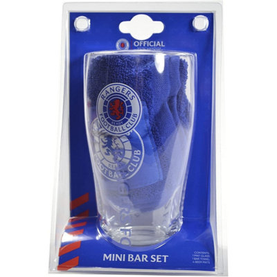 Rangers FC Bar Set White/Blue/Red (One Size)