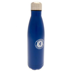 Rangers FC Crest Thermal Flask Royal Blue/Silver (One Size)