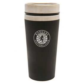 Rangers FC Executive Thermal Travel Mug Black/White (One Size)