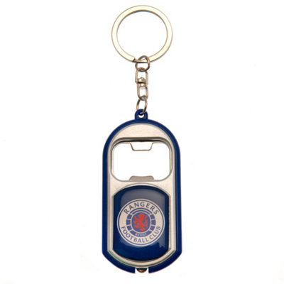 Rangers FC Torch Bottle Opener Keyring Royal Blue/Silver (One Size)