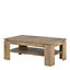 Rapallo Large coffee table in Chestnut and Matera Grey
