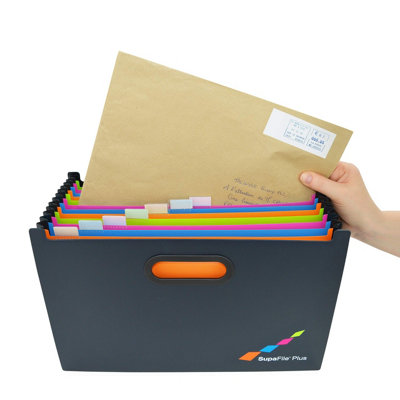 Rapesco 1552 SupaFile Plus 13-Part Desktop Expanding File Organiser ...