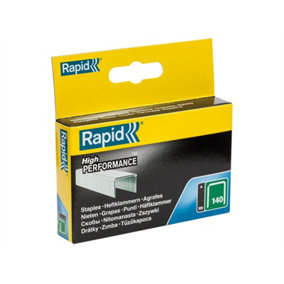 Rapid 11910731 140/10 10mm Galvanised Staples (Box 2000) RPD14010