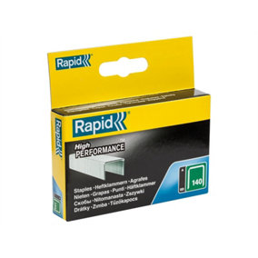 Rapid 11912331 140/12 12mm Galvanised Staples (Box 2000) RPD14012
