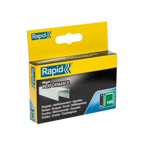 Rapid 11915631 140/14 14mm Galvanised Staples (Box 2000) RPD14014