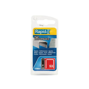 Rapid 40109503 53/8B 8mm Galvanised Staples (Pack 1080) RPD40109503