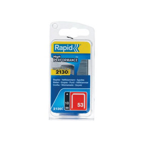 Rapid 5000743 53/10B 10mm Galvanised Staples (Pack 2000) RPD5000743