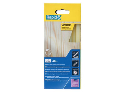 Rapid 5001421 Wood Glue Sticks 12 x 190mm (Pack 48) RPD5001421